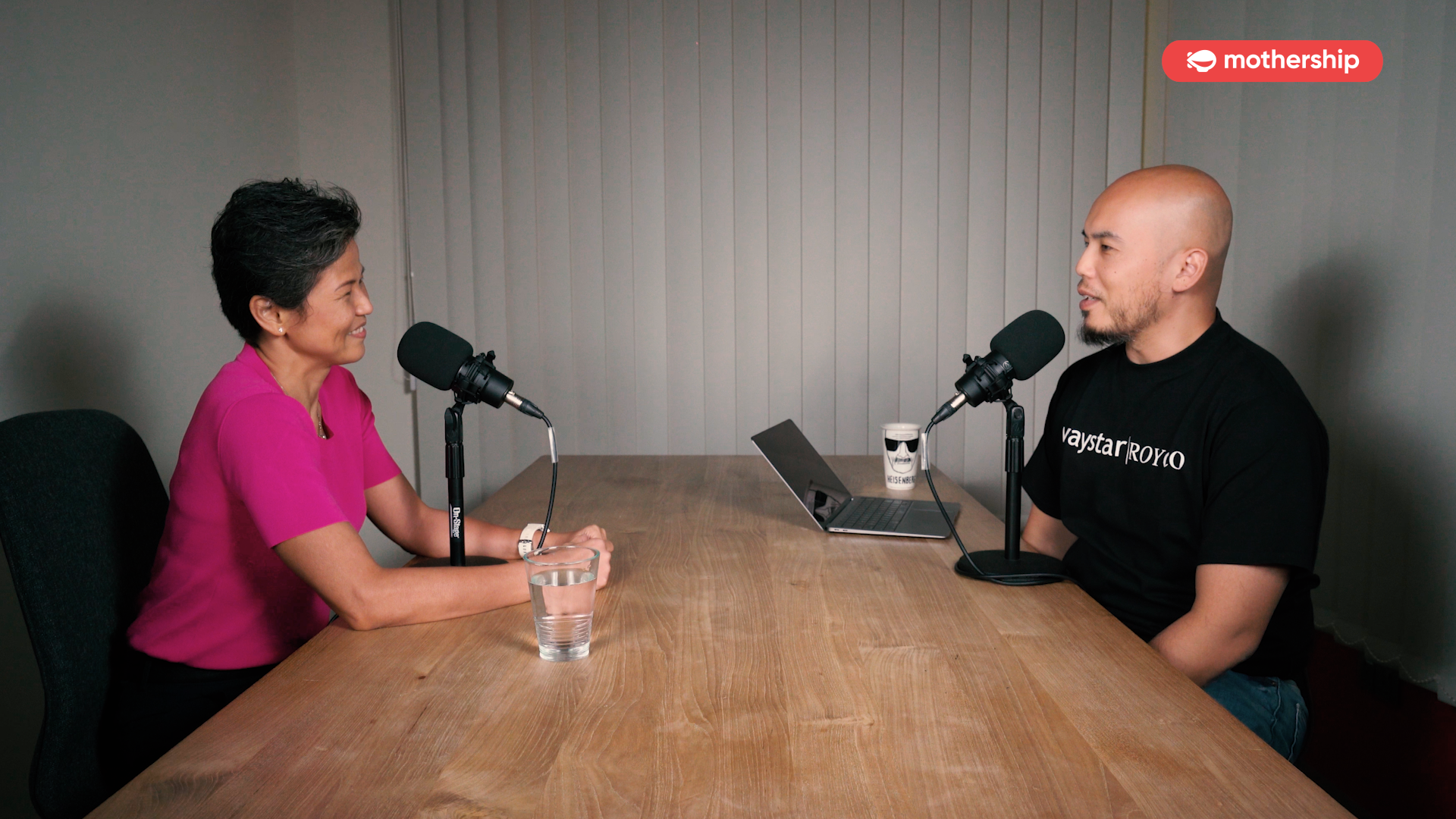 Poh Li San being interviewed on the Mothership Podcast