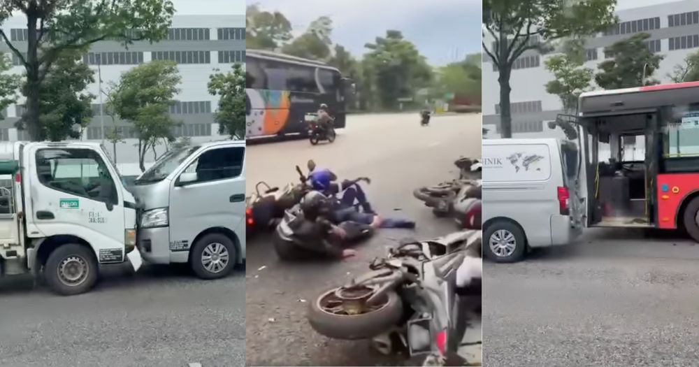 22 people taken to hospital after multi-vehicle collision along AYE