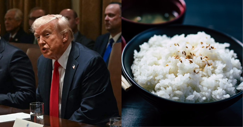 Donald Trump Rice Trump calls Japan 'spoiled' for not importing US rice, threatens to end ...