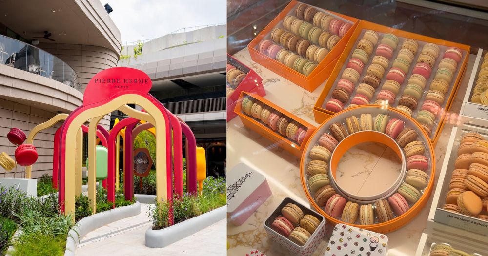 Pierre Hermé opening 1st S'pore outlet at Weave mall in Sentosa on Aug. 1