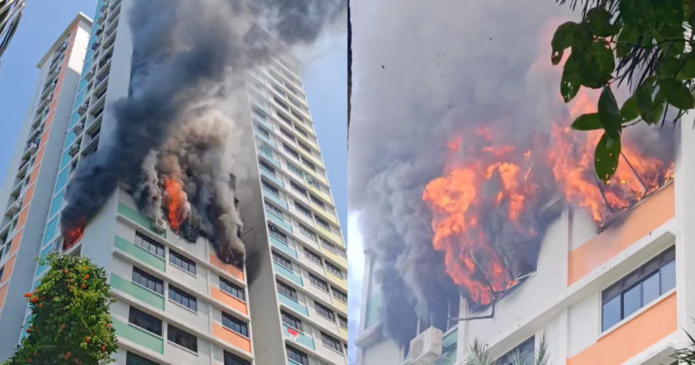 SCDF fighting fire in Toa Payoh HDB flat, 3 people sent to hospital
