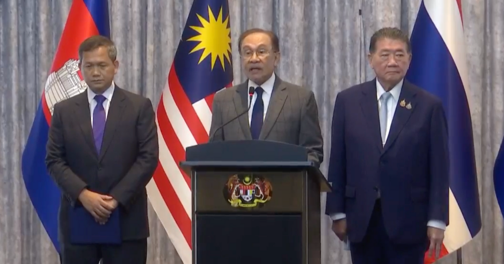 Ceasefire agreed between Thailand & Cambodia, to go into effect at midnight on Jul. 28