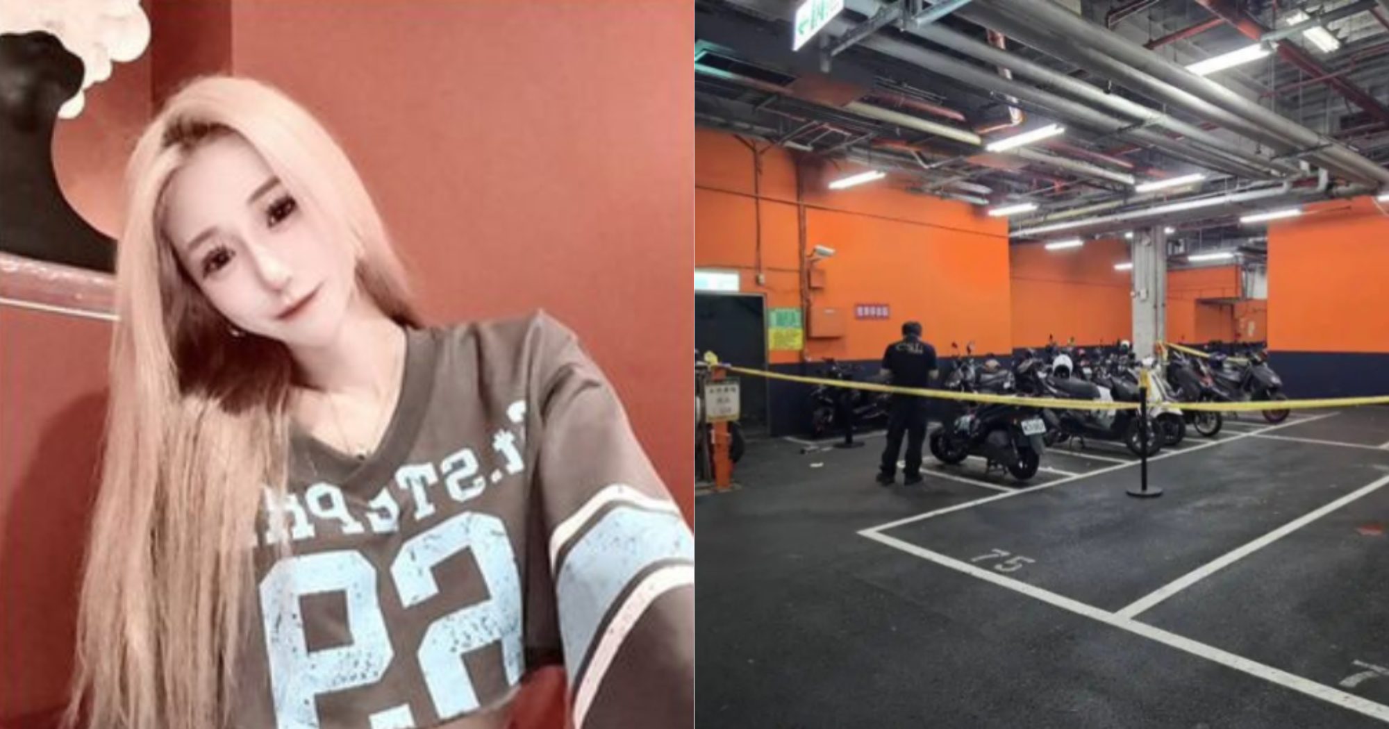 Taiwan nightclub hostess, 27, dies after ex-boyfriend, 22, allegedly slashed her throat in car park