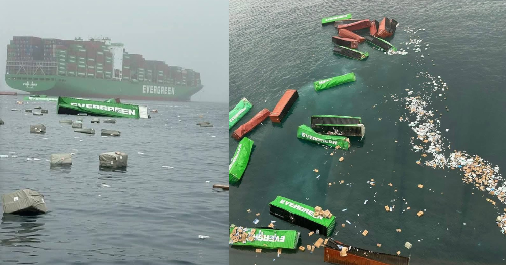 Containers Falling Off Ships Chaos At Massive Cargo Port In Los