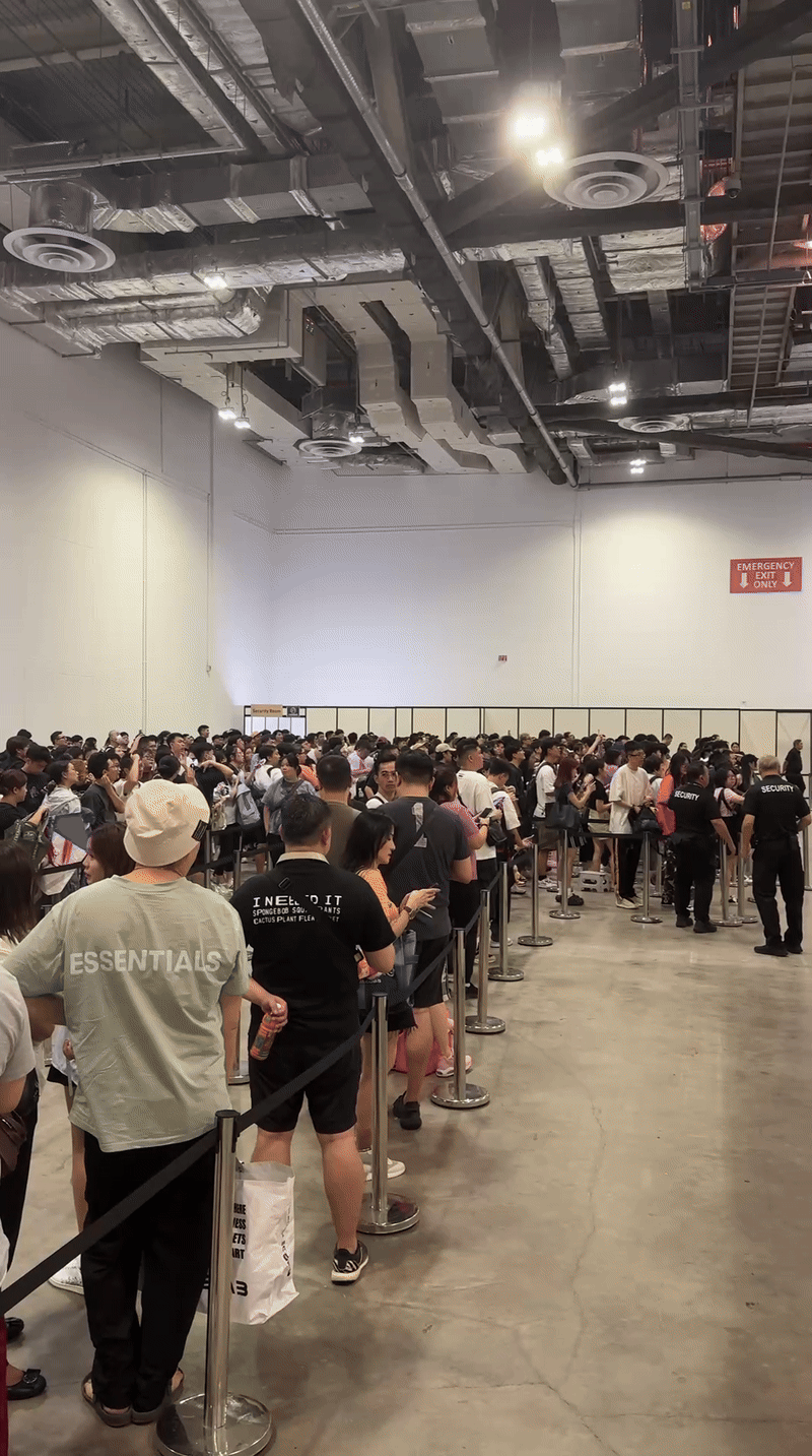 pop toy show 2025 queue