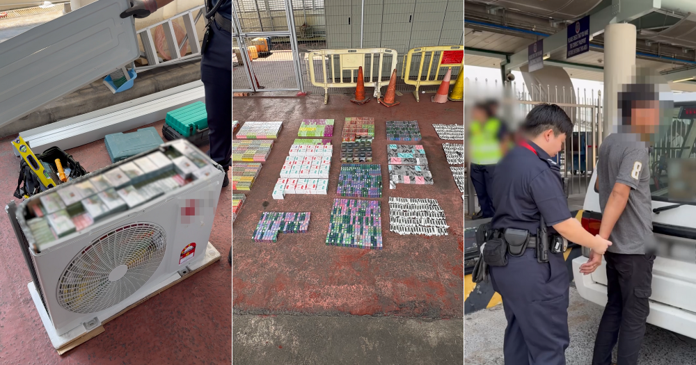 890 vapes found in M'sia van transporting air-con parts at Woodlands  Checkpoint - Mothership.SG - News from Singapore, Asia and around the world