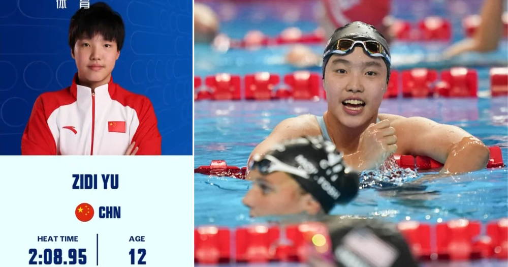 Chinese swimmer, 12, wins world championship bronze medal in S'pore