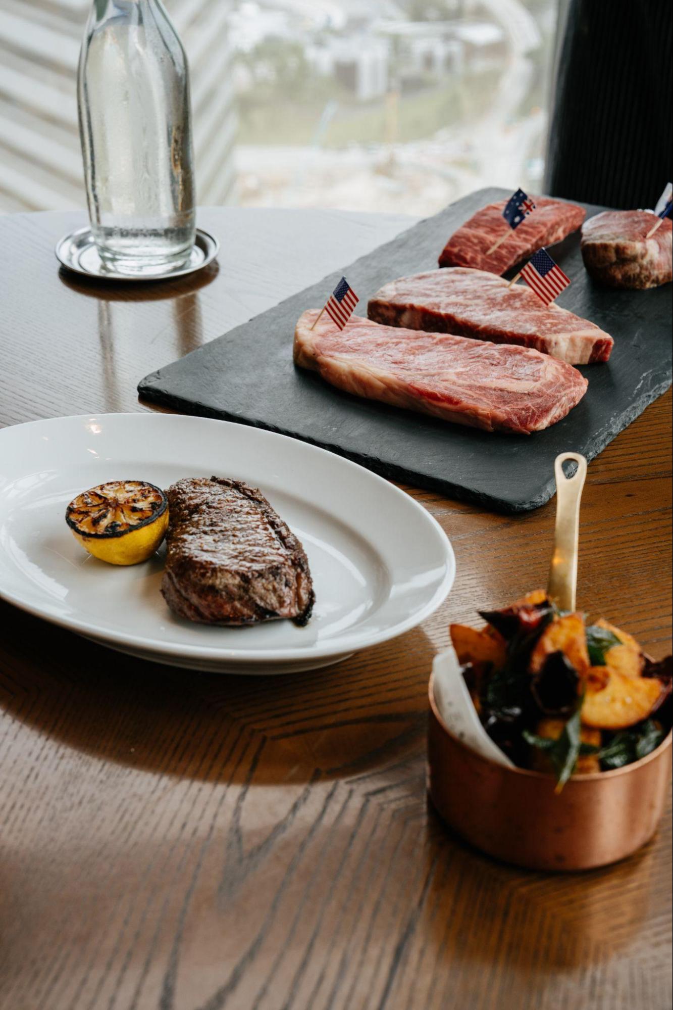 The Argentinian rump cap with beef fat-roasted Yukon potatoes.