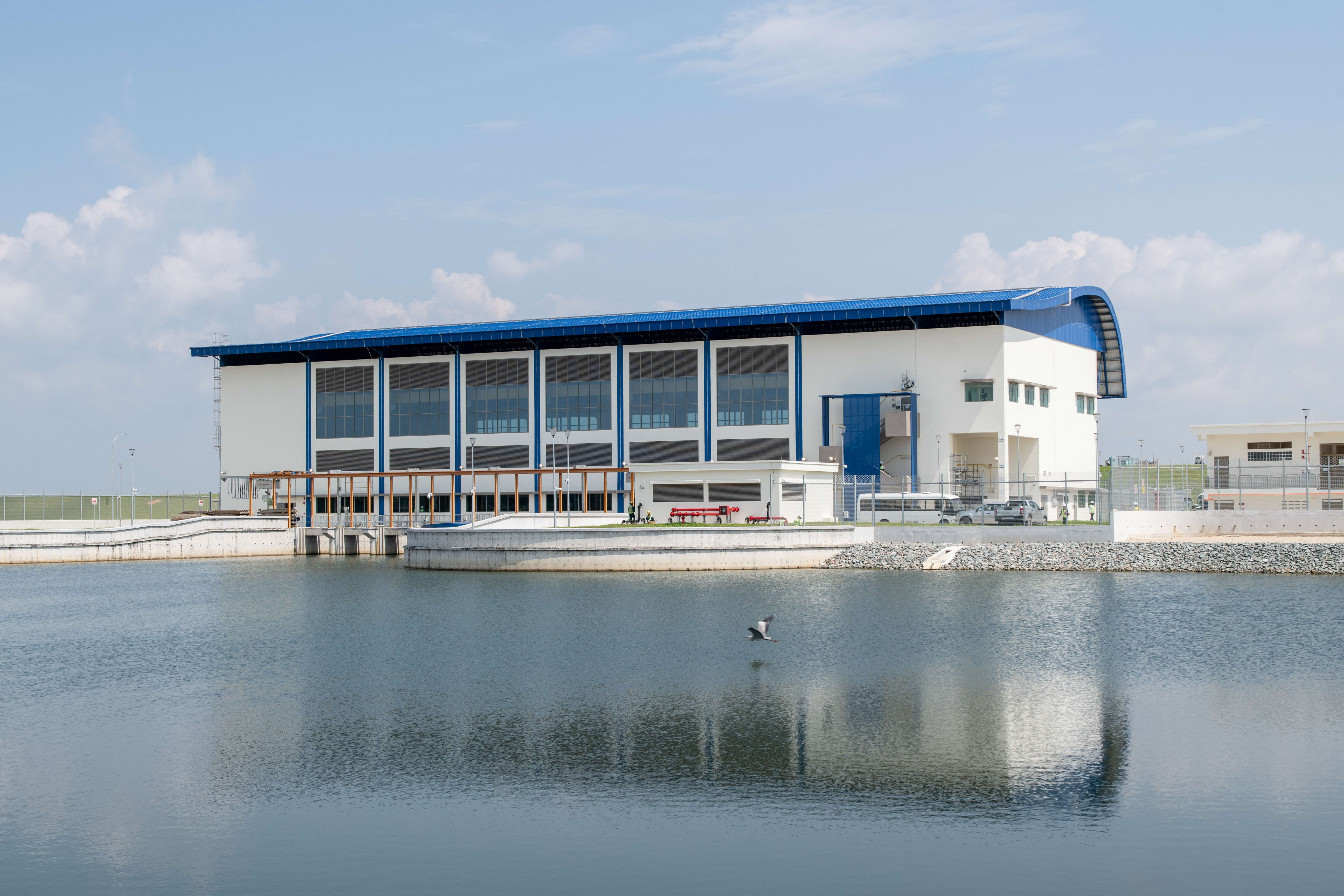 drainage pumping station polder