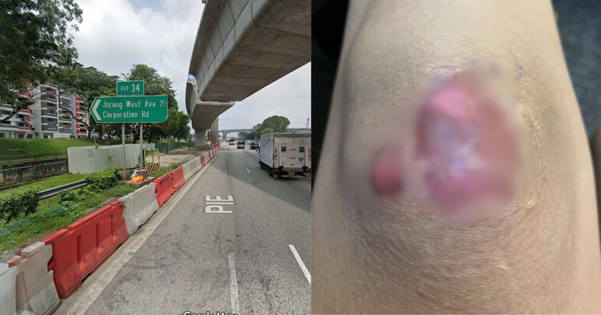 Motorcyclist, 48, injured in accident on PIE with another motorcyclist, looking for witness
