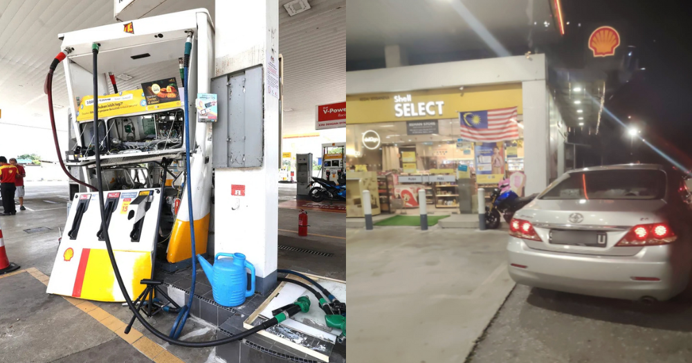 S'porean driver, 36, who drove off with fuel nozzle & damaged JB