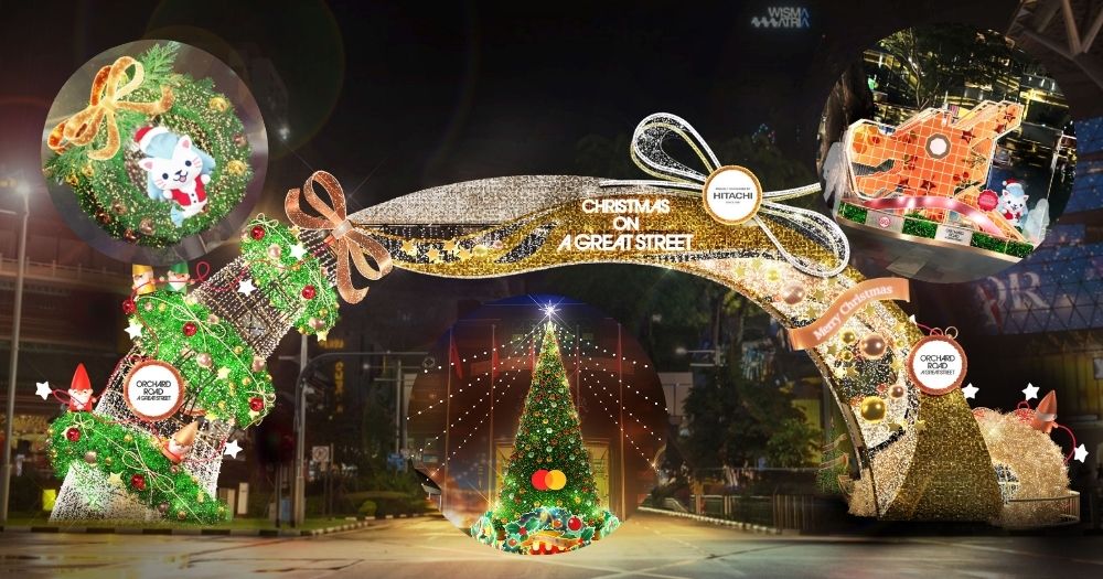 Great Christmas Village Orchard Road 2025 carnival market