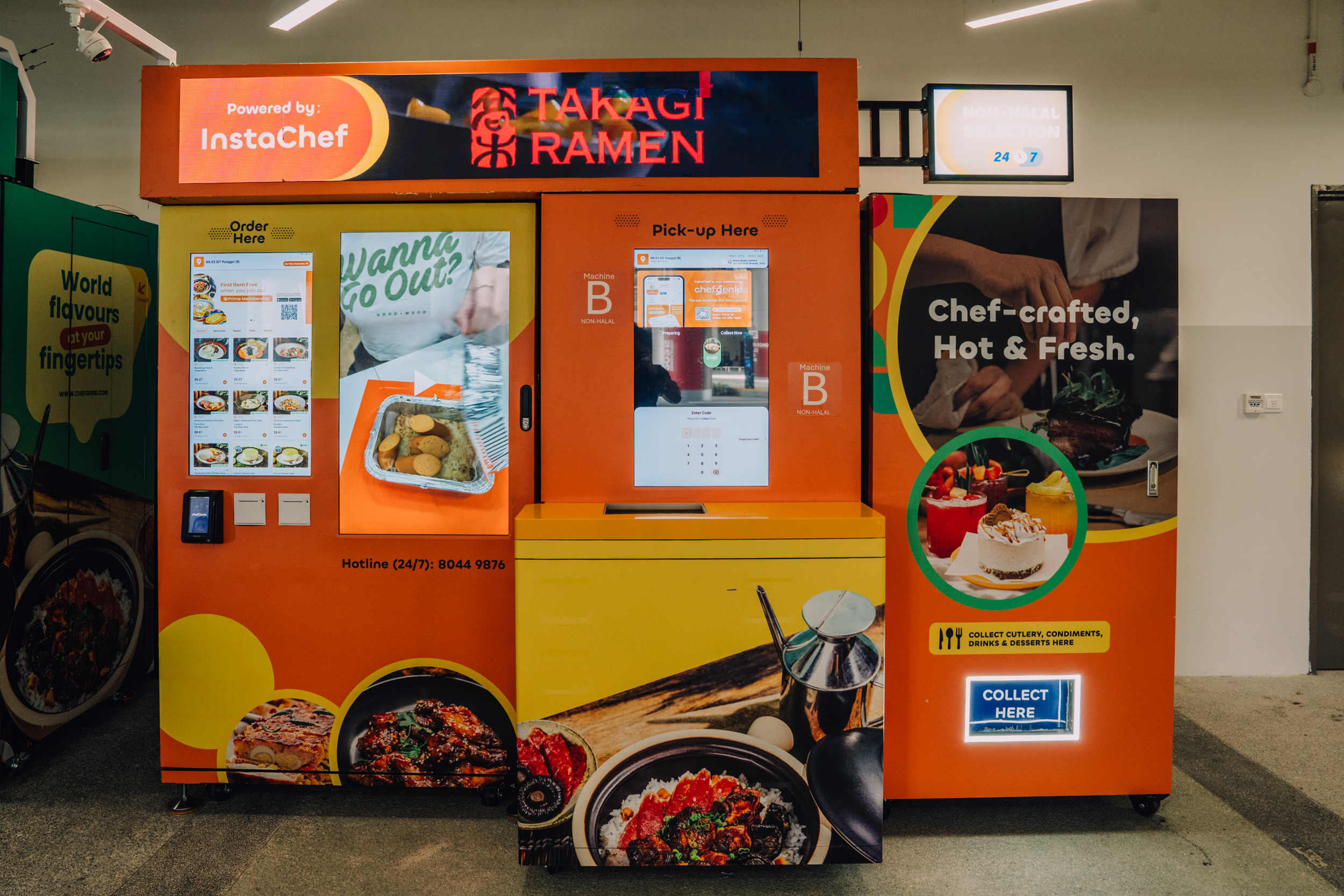 Fresh vending machine meals & beating the queues at unmanned