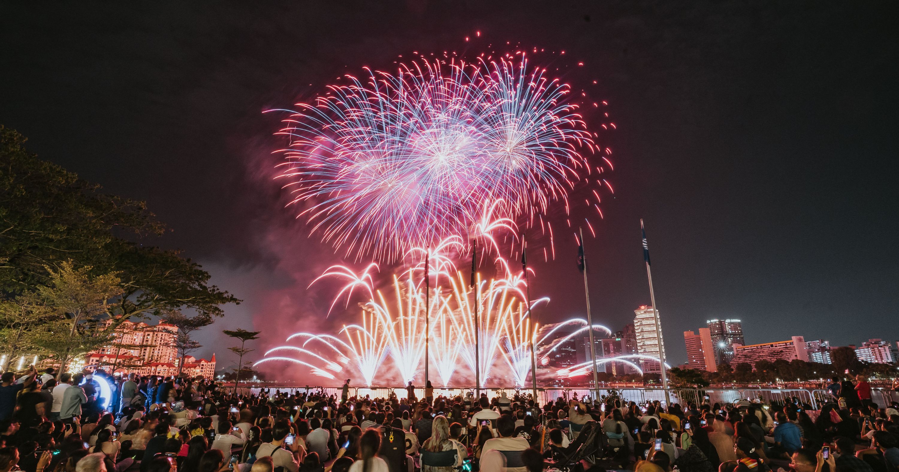 New Year's countdown fireworks at 6 heartland sites plus Sentosa ...