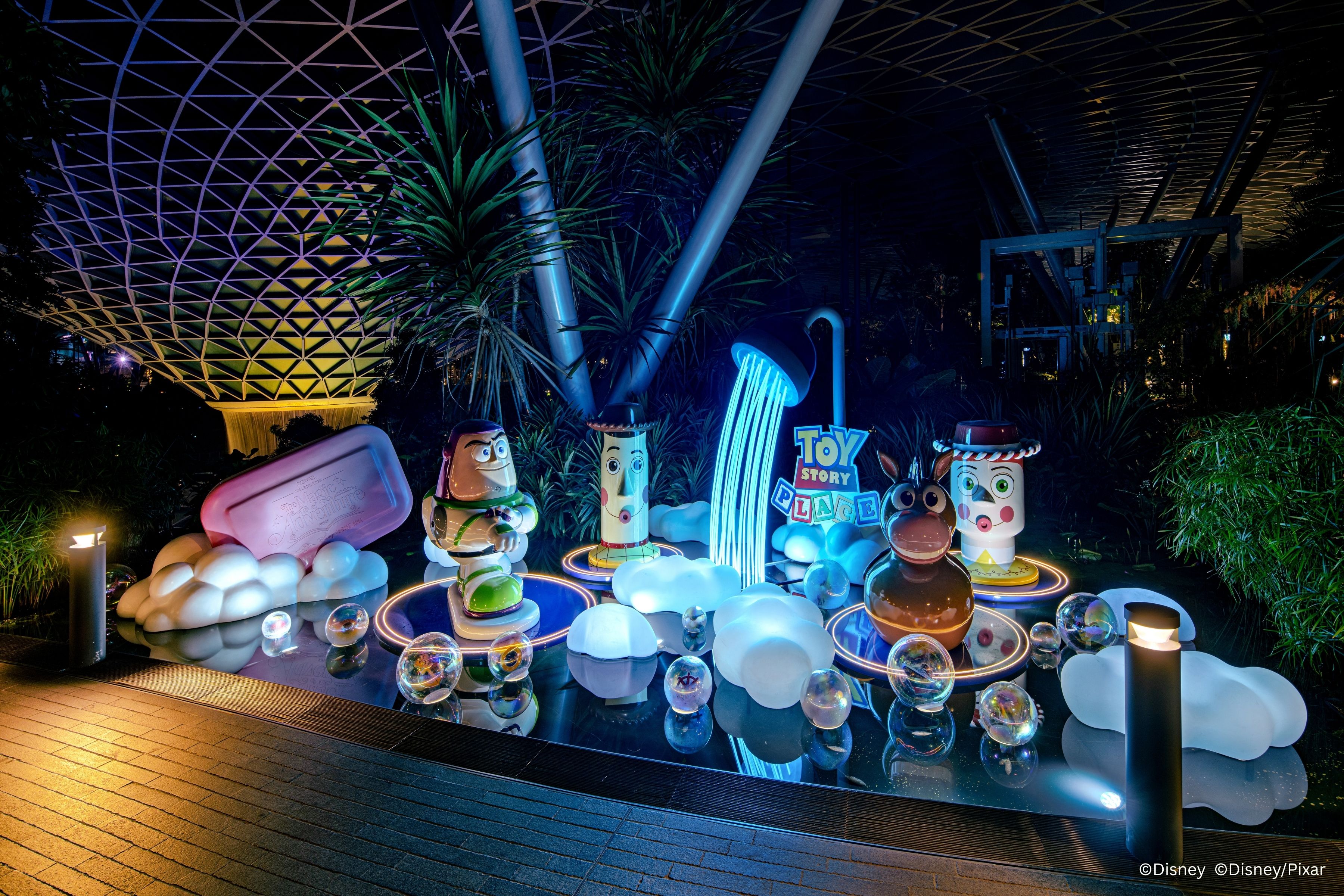 Disney-themed attractions now open at Changi Airport - Mothership