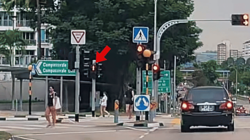 Man allegedly jaywalks at Sengkang junction, gets hit by car & is sent ...