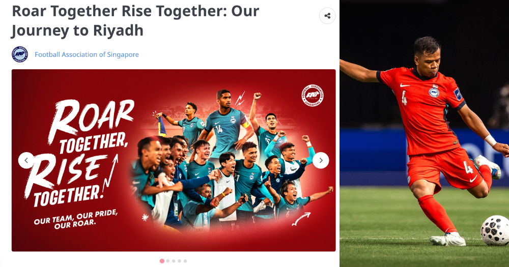 FAS sets up fundraiser to support S'pore men's football team journey to AFC Asian Cup 2027