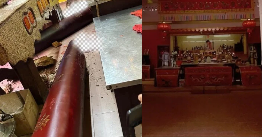 M'sia teen, 17, dies after 1,000kg wooden beam falls on her while she was helping clean temple