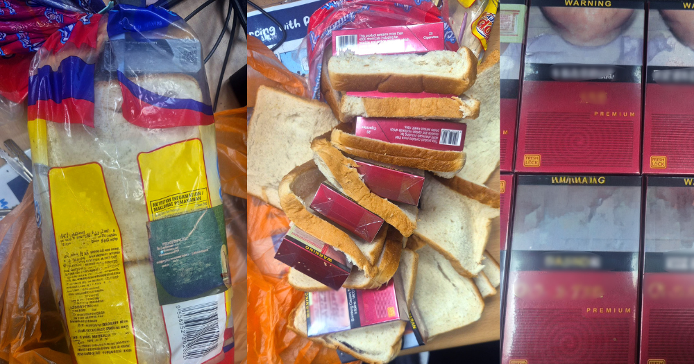 M'sian man, 49, attempts to smuggle in cigarettes in loaf of bread at Woodlands Checkpoint, gets arrested