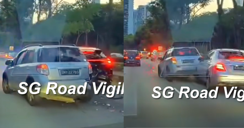 5-car crash on CTE leaves woman, 32, injured after vehicles appear to switch lanes behind Traffic Police patrol car