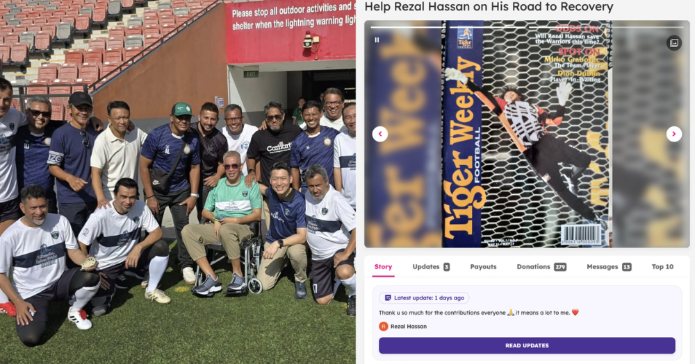 Ex-Lions goalkeeper Rezal Hassan suffers stroke, fundraiser launched to support 1998 Tiger Cup hero