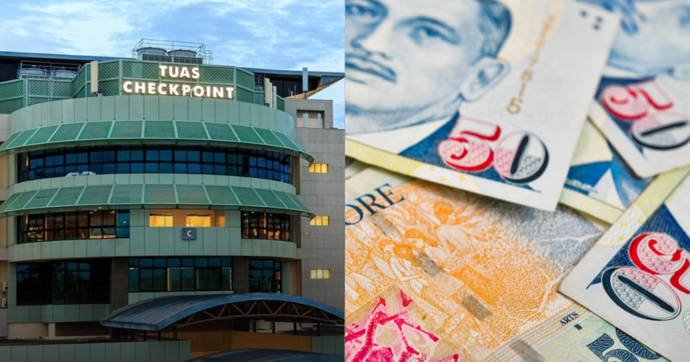 M'sian man, 56, arrested at Tuas Checkpoint with nearly S$400,000 cash he got as loan shark assistant