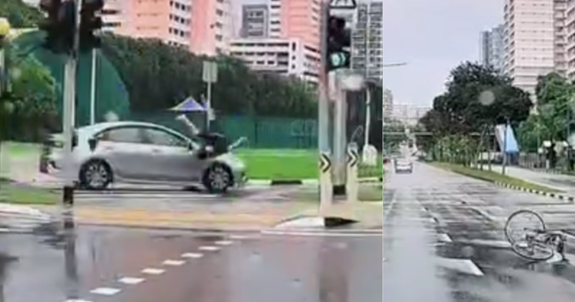 Car doesn't slow down at Hougang Ave 8 zebra crossing: Driver, 60, hits cyclist, 51