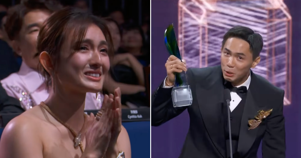 Star Awards 2026: Nick Teo wins Top 10 Most Popular Male Artistes for 1st time, wife Hong Ling tears up