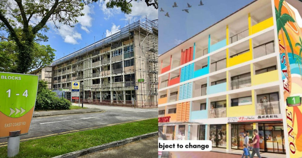 Block 1 at East Coast Road, built in 1963, to be turned into 'refreshed community space'