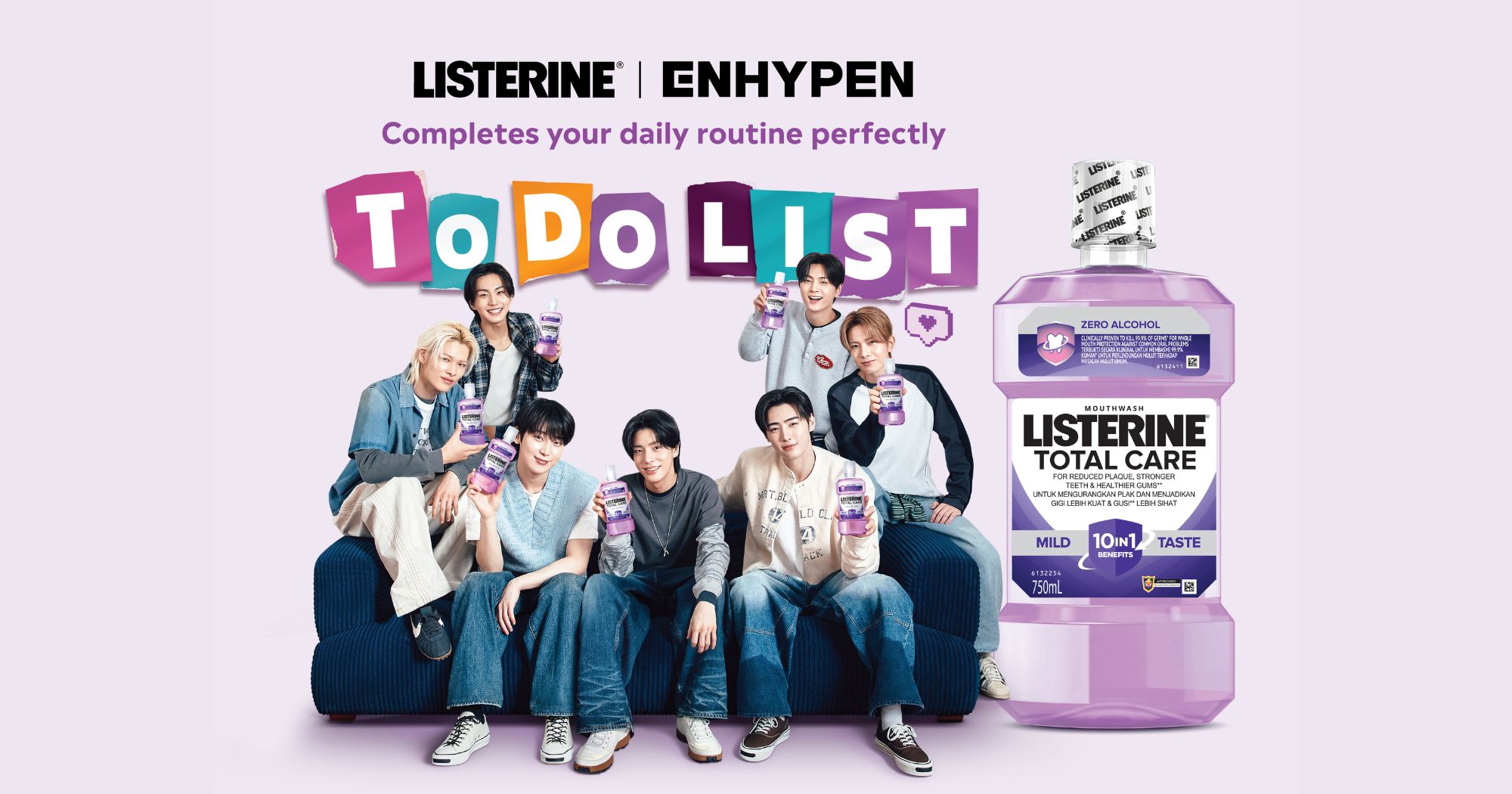 7 limited-edition LISTERINE | ENHYPEN special key holders up for grabs when you buy Listerine products