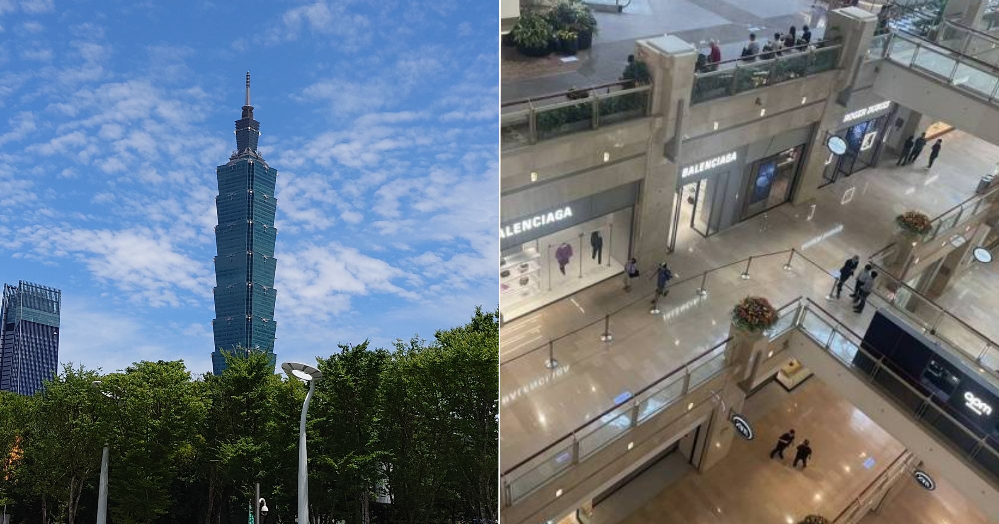 Girl, 19, dies after allegedly falling off Taipei 101 shopping mall