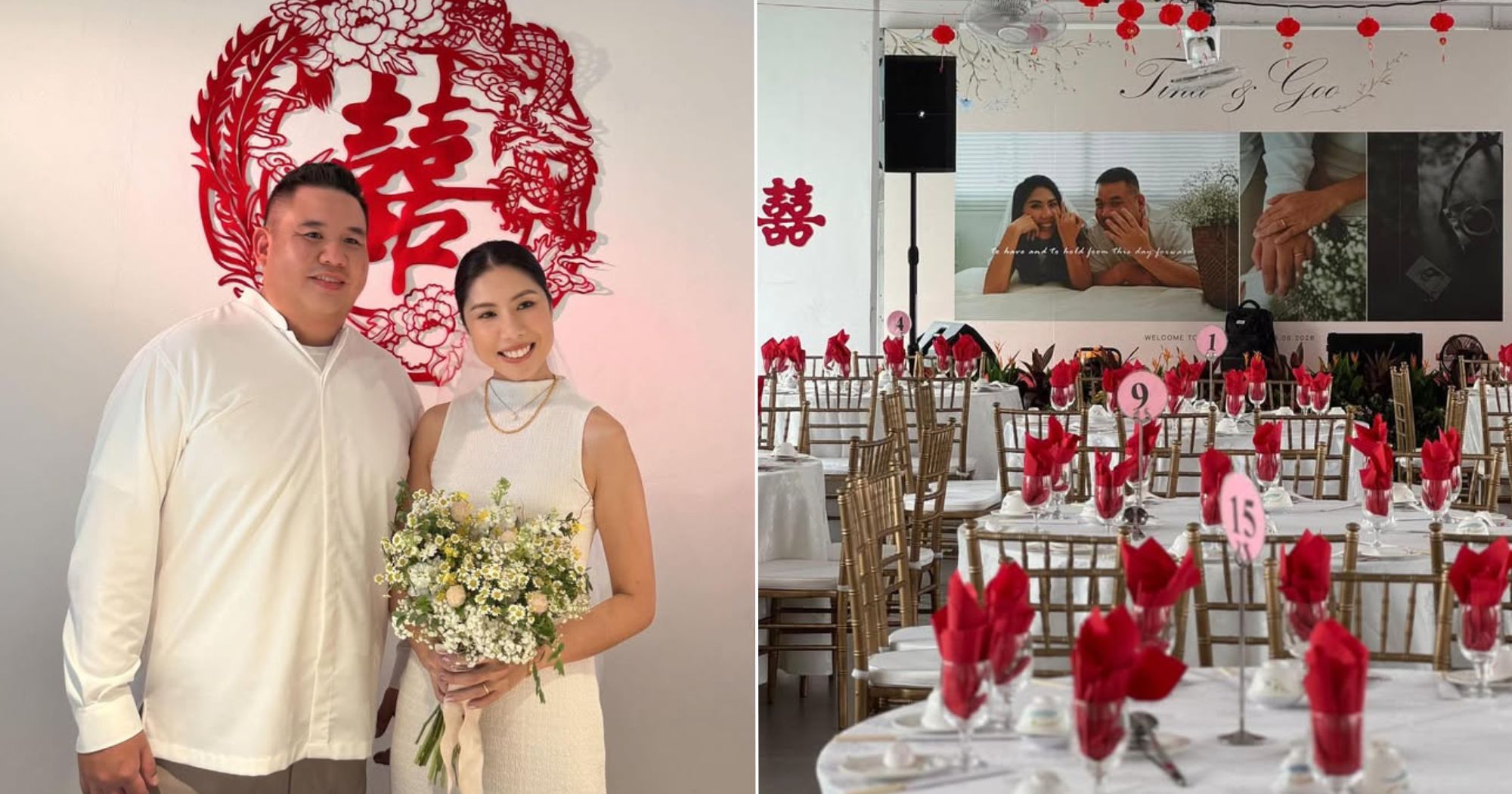 S'porean Chinese couple holds wedding at Bukit Panjang void deck for elderly guests' convenience