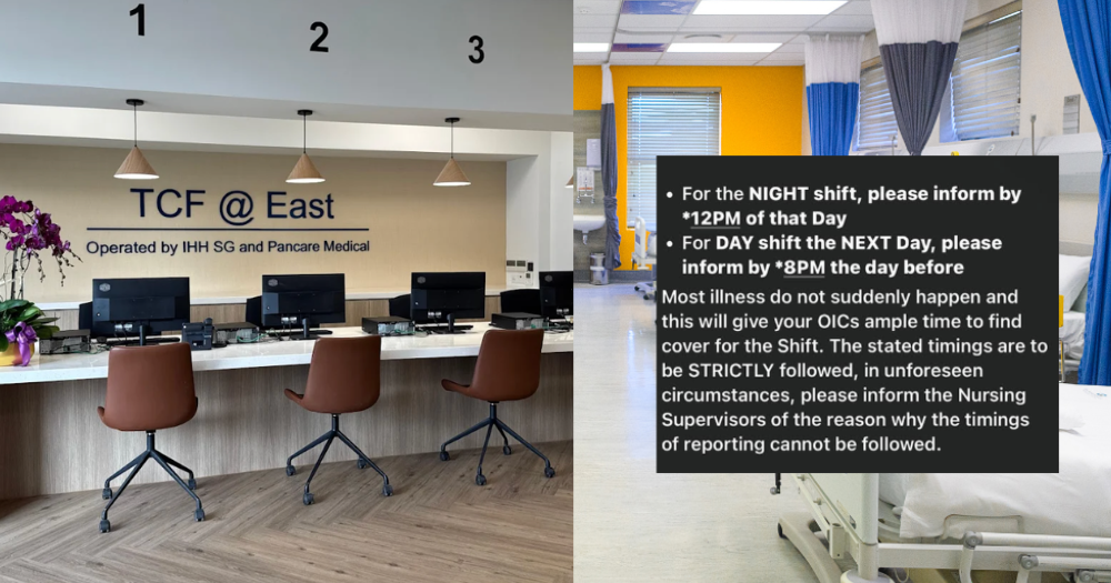 S'pore healthcare facility requires nurses to give advance notice for MC, spokesperson says it's a misunderstanding