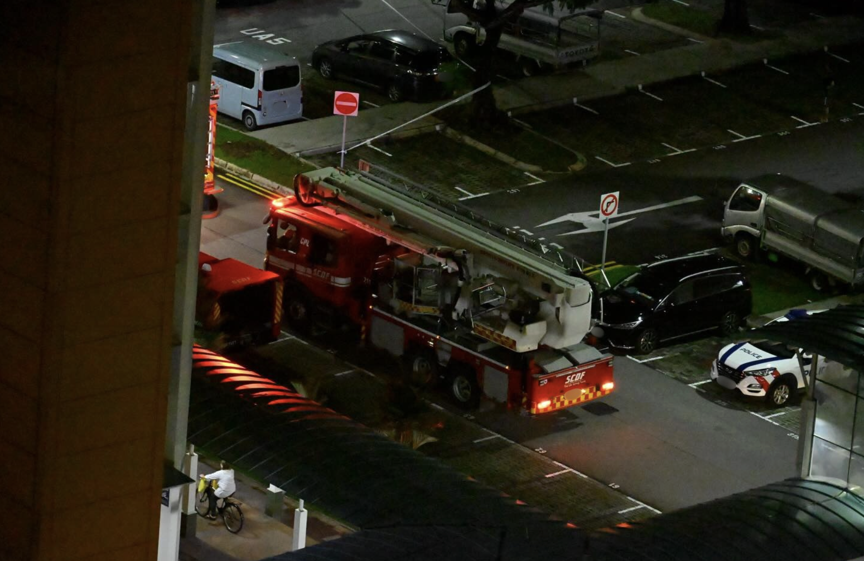 8 taken to hospital after Joo Seng HDB fire, man, 44, arrested for ...