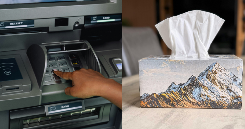 S'pore man, 37, allegedly damaged ATMs by placing tissue paper beneath card & inserting it in slot