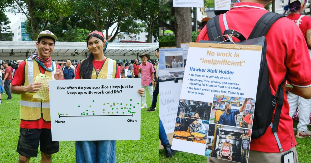 'Running out of time': Overworking among issues voiced at Hong Lim Park Labour Day rally, opposition politicians in attendance