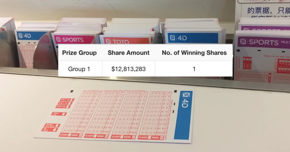 1 QuickPick ticket wins S$12.8 million Toto jackpot on May. 4, 2026