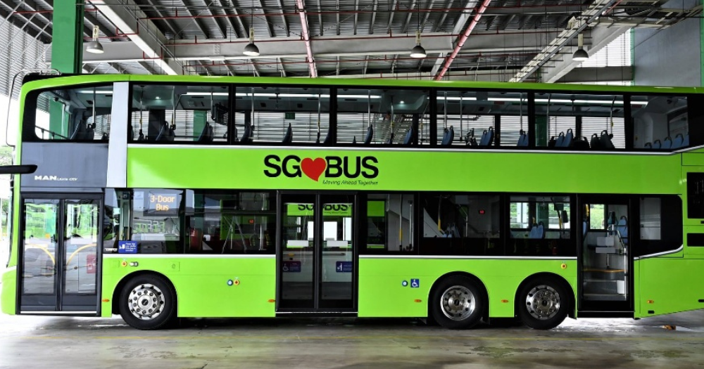 LTA to modify some bus stops for 3-door buses in S'pore, 3rd door will ...