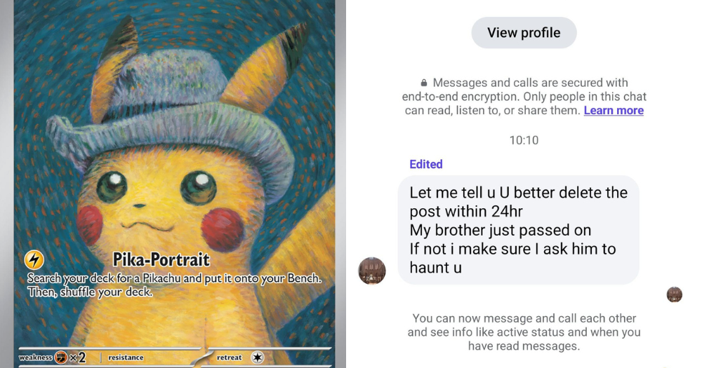 S'pore man calls out 'confusing' Pokmon card seller, alleges she  threatened to make dead brother haunt him - Mothership.SG - News from  Singapore, Asia and around the world