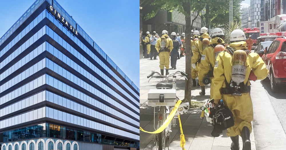 Japan man allegedly sprays unidentified gas at Ginza shopping mall, 14 sent to hospital, 53 fire department vehicles dispatched