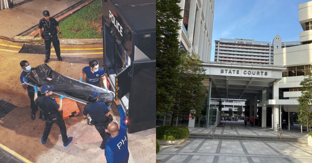 CCK stabbing: M'sian man, 22, who allegedly killed woman, 21, & jumped down 18 floors, charged in hospital