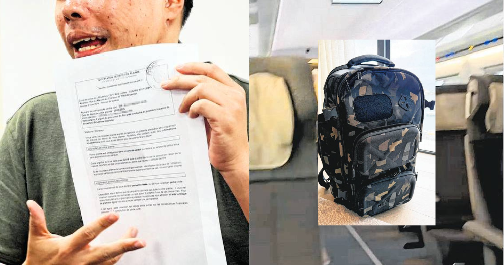 S'porean man, 42, loses up to S$1,000 in valuables after anti-theft bag gets stolen during Europe trip