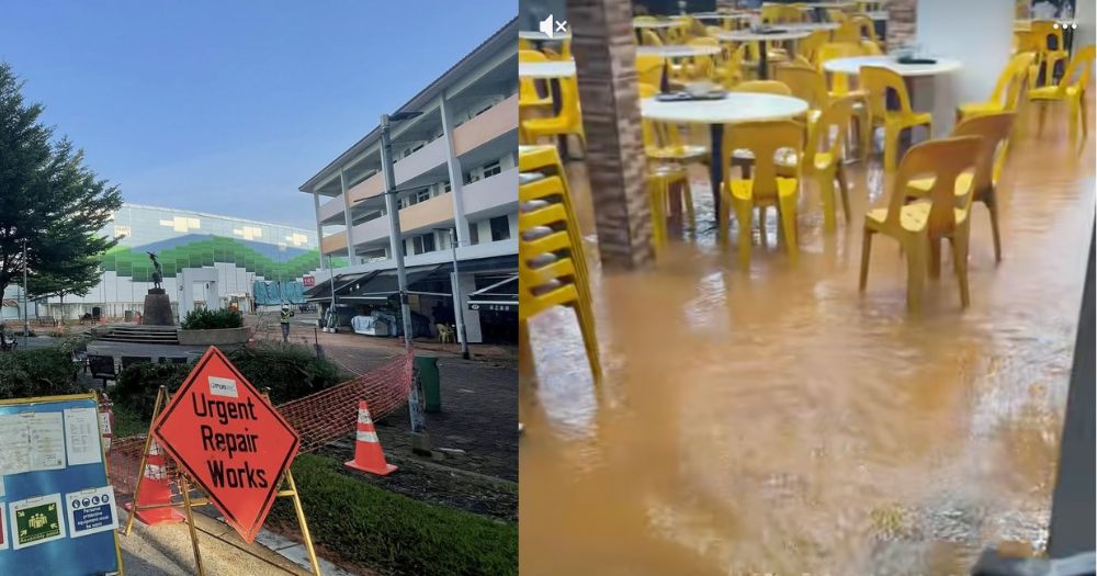Underground pipe leak causes flooding in Yishun, PUB investigating