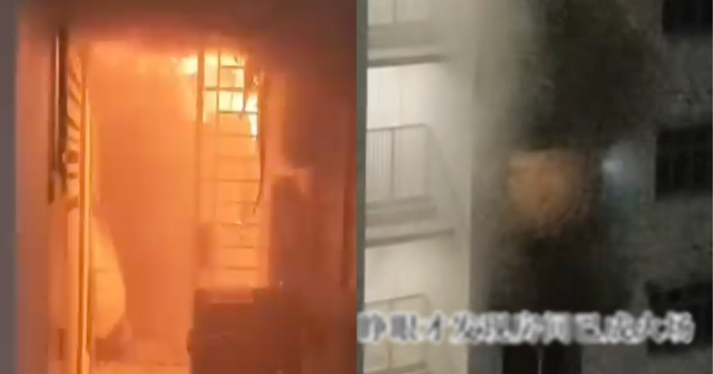 Fires break out in 2 units of same Punggol flat, 1 possibly caused by 6-year-old playing with lighter