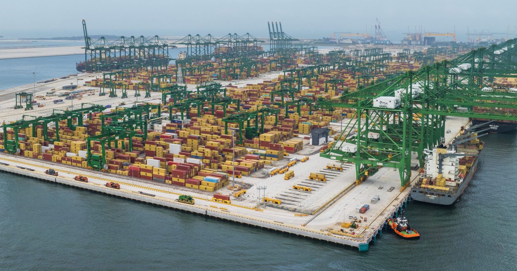 2 workers at Tuas Port die after falling into the sea - Mothership