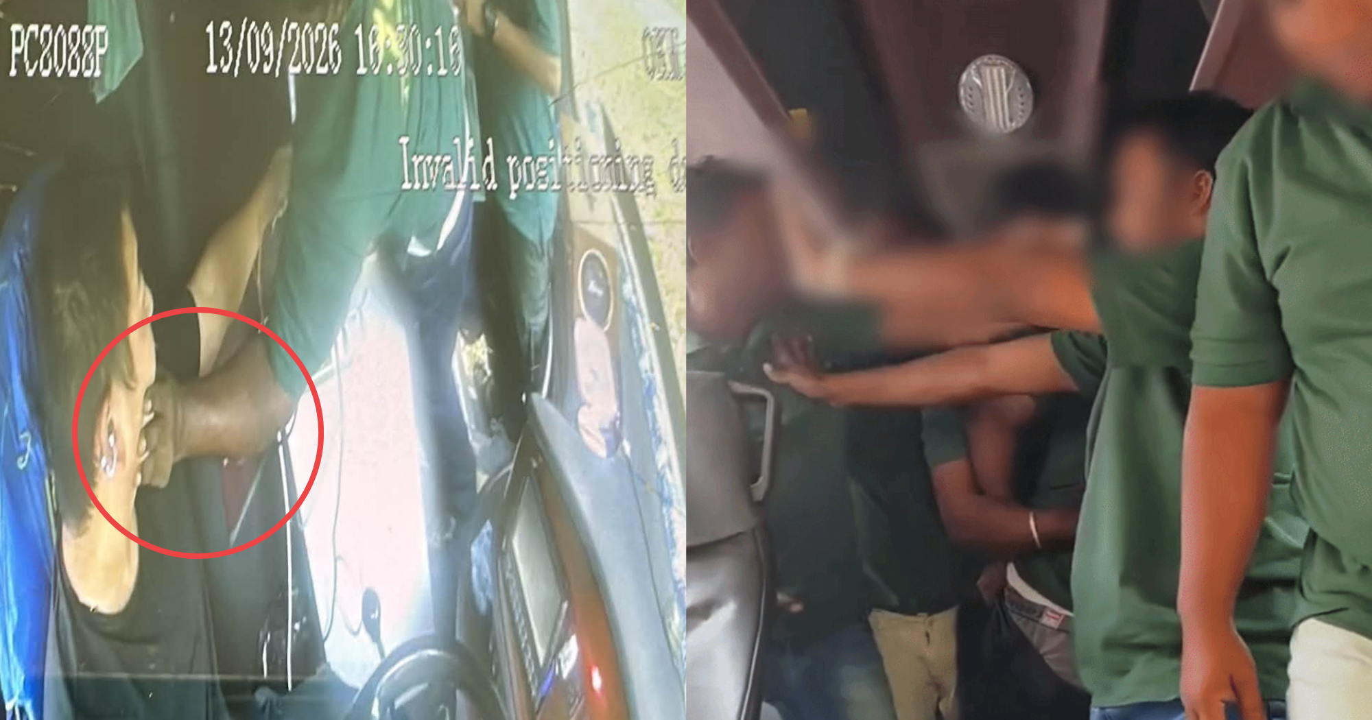 Workers brawl on S’pore chartered bus, allegedly ‘pushed & manhandled’ bus driver - Mothership