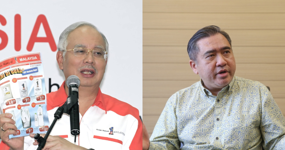 Najib mocks M'sian transport minister Anthony Loke for 'conditional resignation' - Mothership