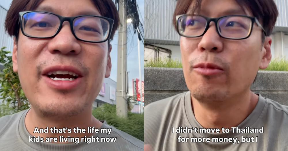 S'porean man who moved to Thailand 14 years ago says he would never come back, kids are 'living a really good life' now - Mothership