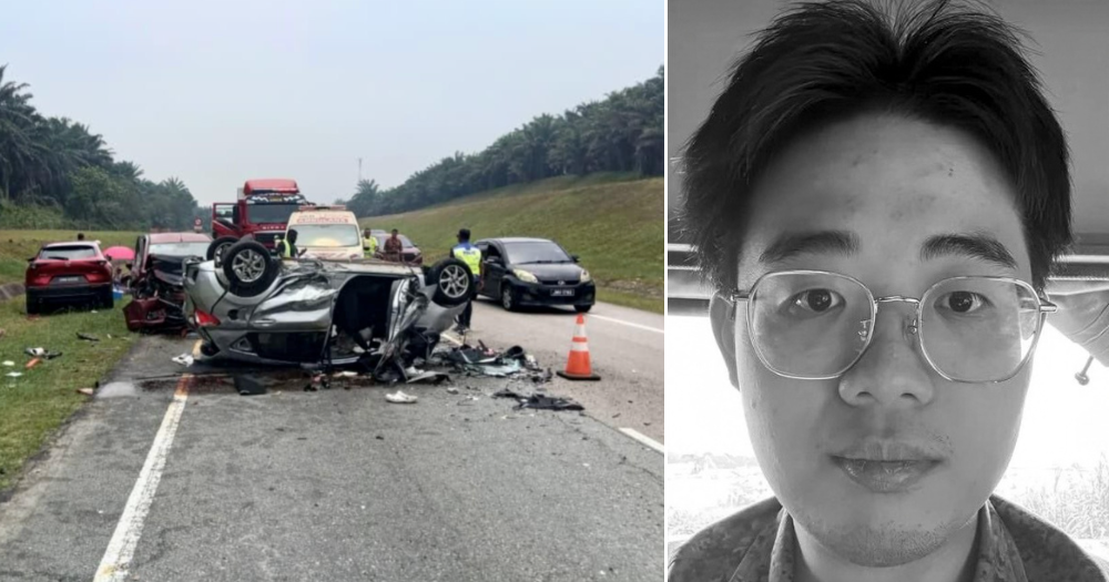 S'porean man, 26, dies in 3-vehicle crash in M'sia while returning home from ORD trip with friends - Mothership