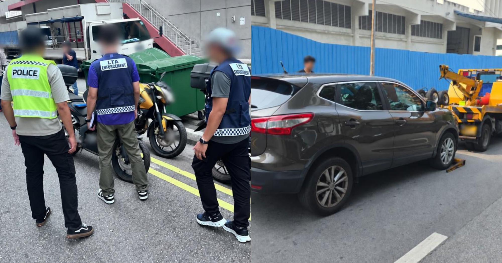 LTA & police impound 91 deregistered vehicles still kept & used in S'pore in Sep. 2026